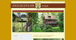 Desktop Screenshot of heiligenloh.de