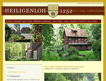 Tablet Screenshot of heiligenloh.de